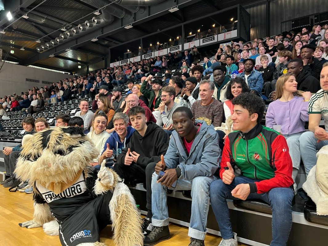 Image Match de basket de Fribourg Olympic